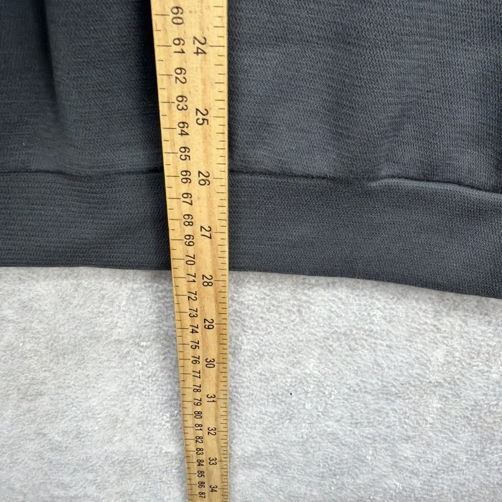 ROWM Sweater Shirt Men Small Grey Golf Casual Basic Henley 1/4 Snap T Sweatshirt